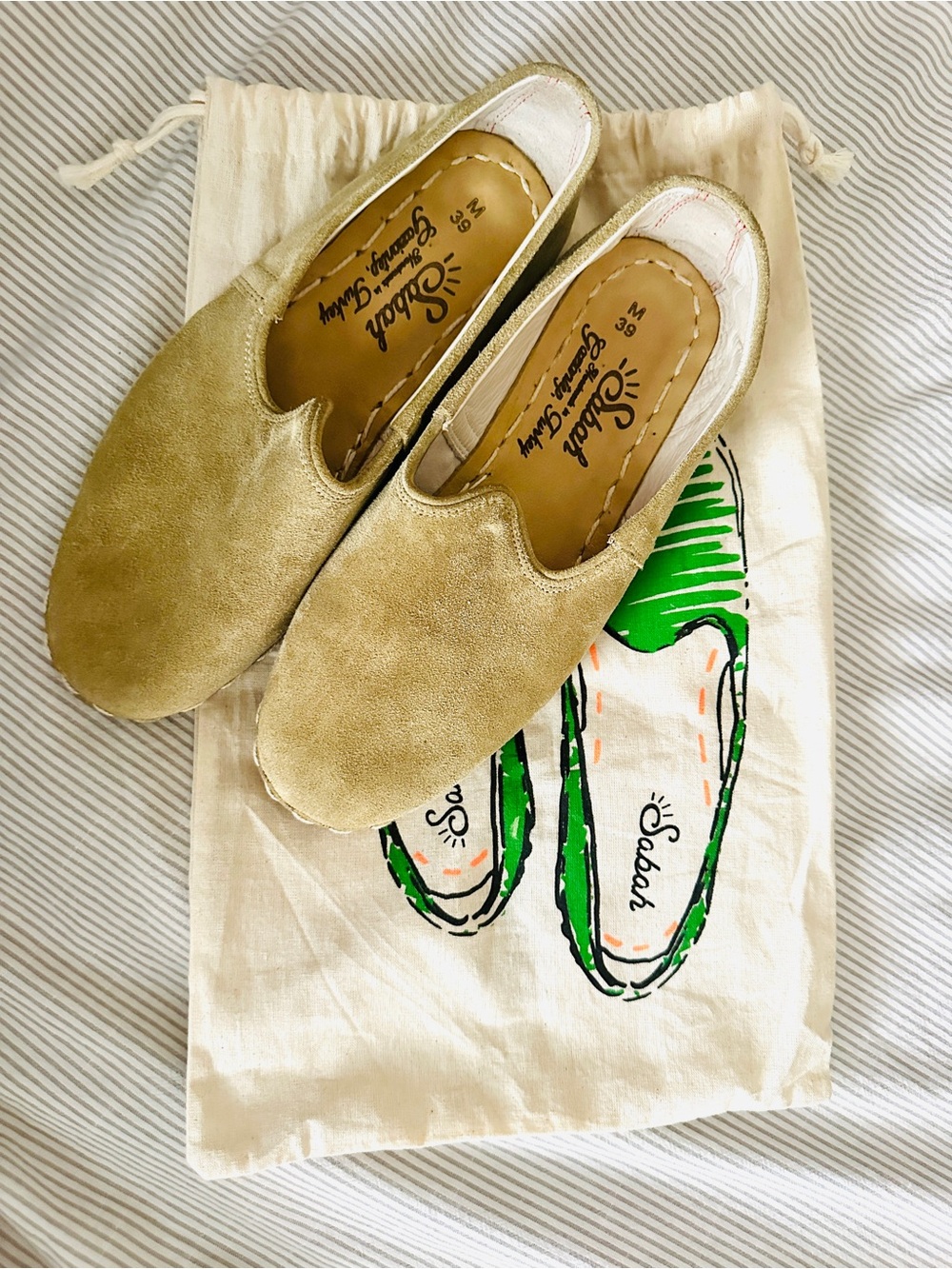 Sabah Women’s Suede Slip-On Loafers in Olio